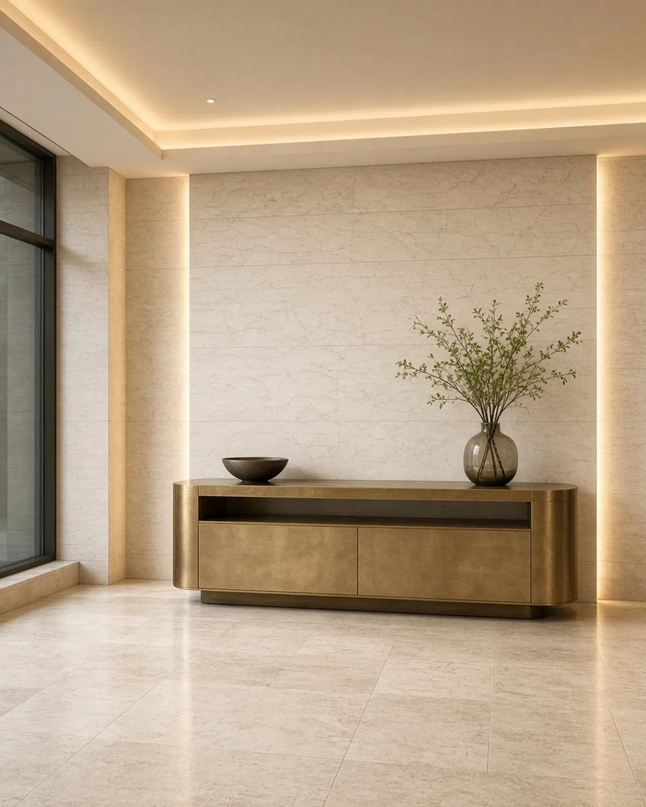 A technical space with natural light, quiet inspection.